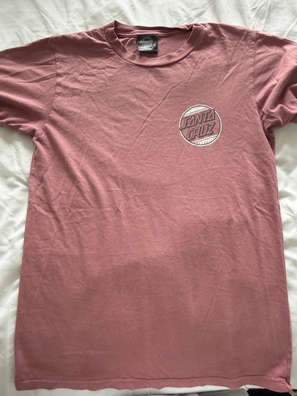Santa Cruz Rose Pink Graphic Tee
